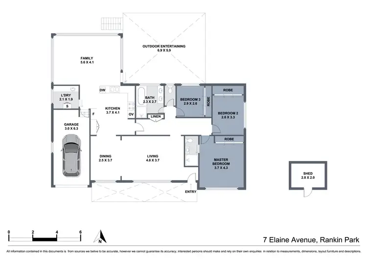 Floorplan of Homely house listing, 7 Elaine Avenue, Rankin Park NSW 2287
