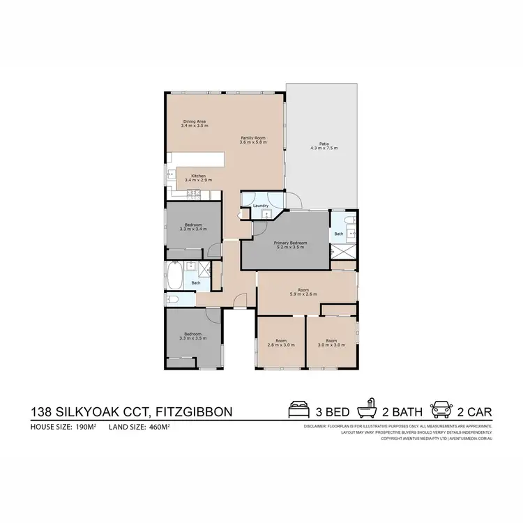 Floorplan of Homely house listing, 138 Silkyoak Circuit, Fitzgibbon QLD 4018