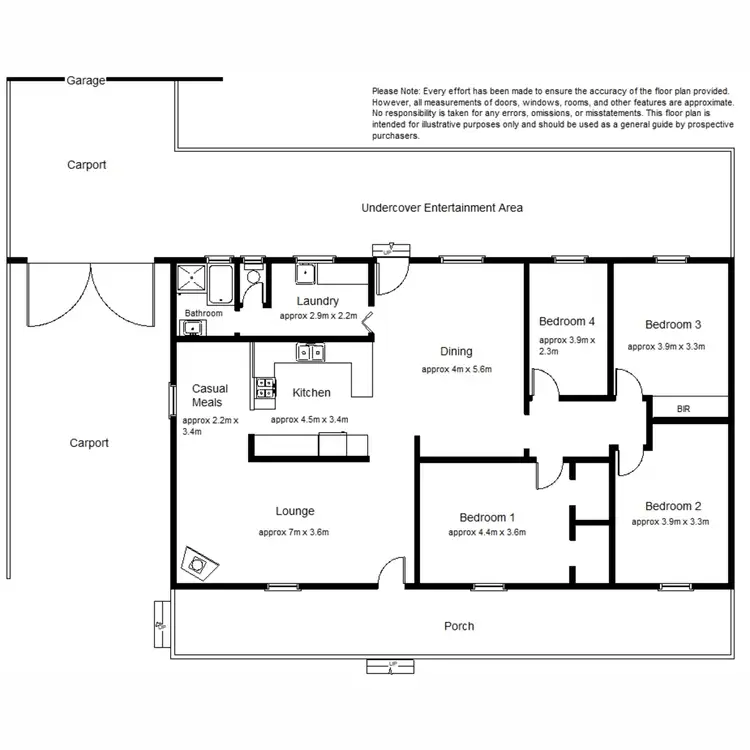 Floorplan of Homely house listing, 6 Johnson Avenue, Stirling North SA 5710