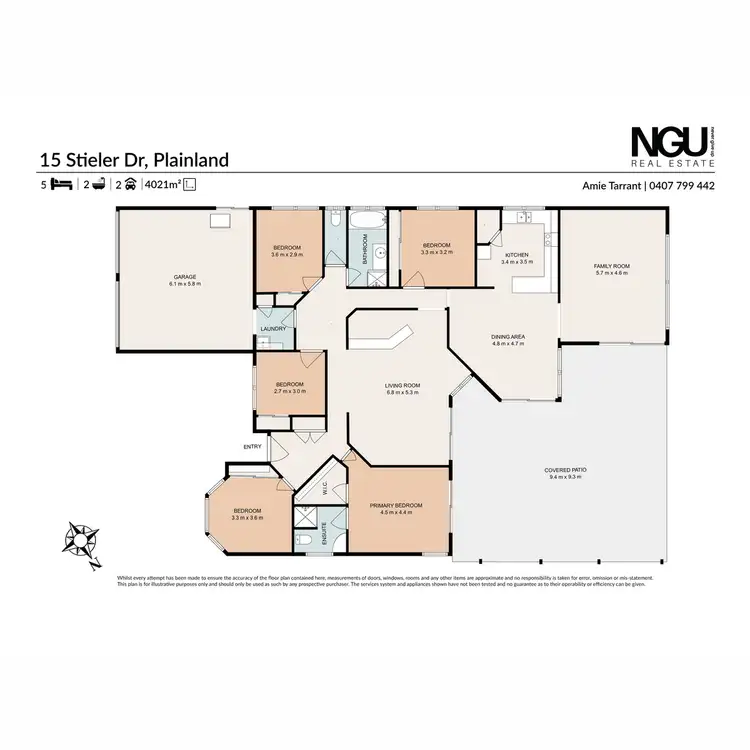 Floorplan of Homely house listing, 15 Stieler Drive, Plainland QLD 4341