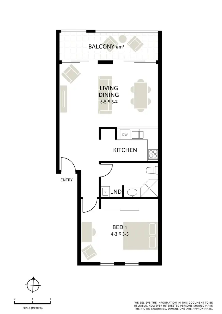 Floorplan of Homely apartment listing, 3/69-73 Myrtle Street, Chippendale NSW 2008