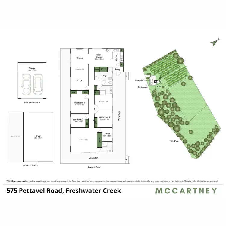 Floorplan of Homely house listing, 575 Pettavel Road, Freshwater Creek VIC 3217