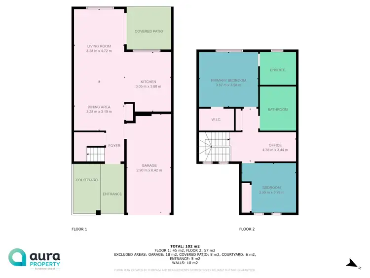 Floorplan of Homely townhouse listing, 8/10 Imagination Drive, Nambour QLD 4560