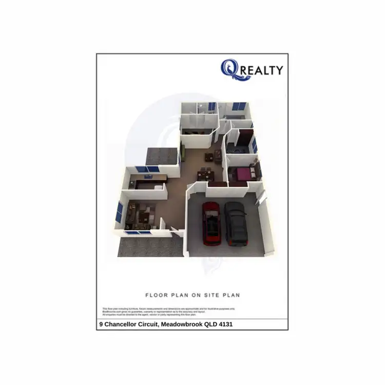 Floorplan of Homely house listing, 9 Chancellor Circuit, Meadowbrook QLD 4131