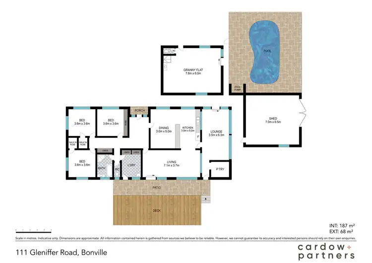 Floorplan of Homely house listing, 111 Gleniffer Road, Bonville NSW 2450