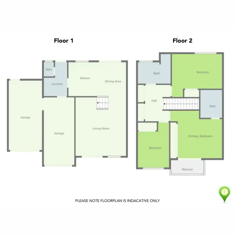 Floorplan of Homely townhouse listing, 3/5 Pacific Court, Kin Kora QLD 4680