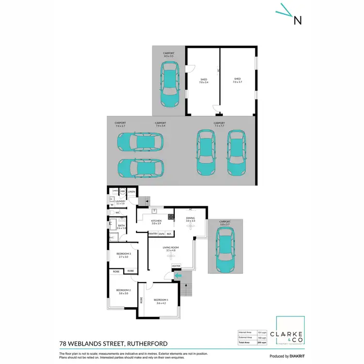 Floorplan of Homely house listing, 78 Weblands Street, Rutherford NSW 2320