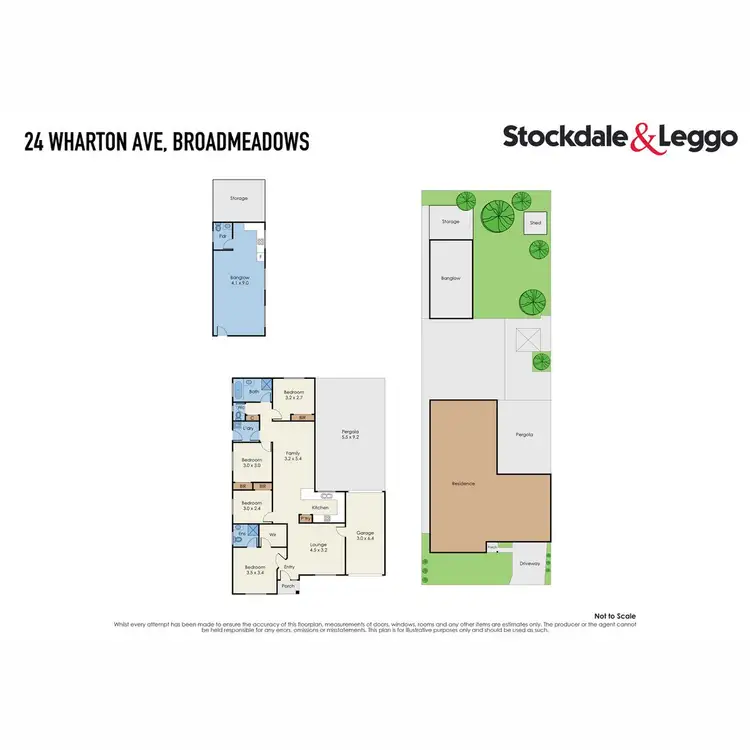 Floorplan of Homely house listing, 24 Wharton Avenue, Broadmeadows VIC 3047