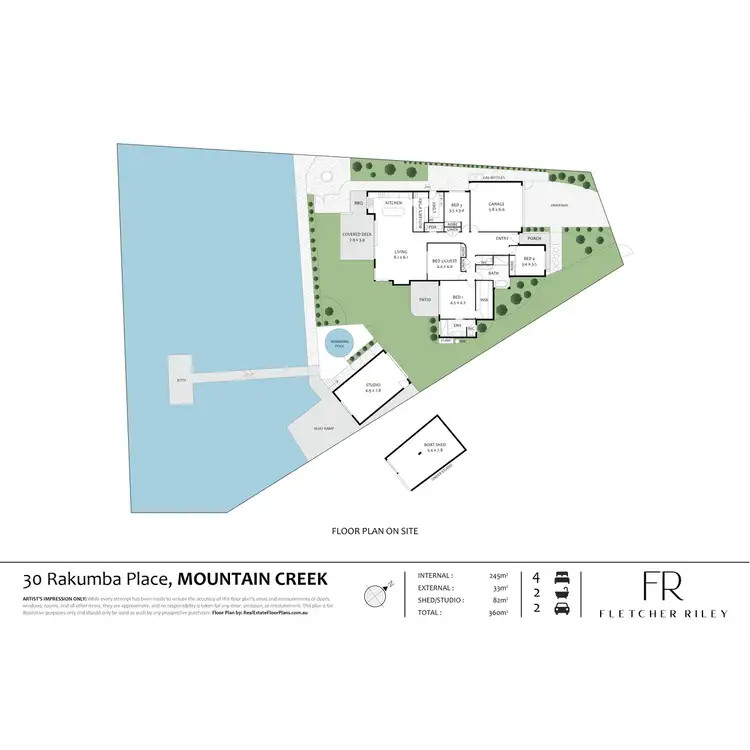 Floorplan of Homely house listing, 30 Rakumba Place, Mountain Creek QLD 4557