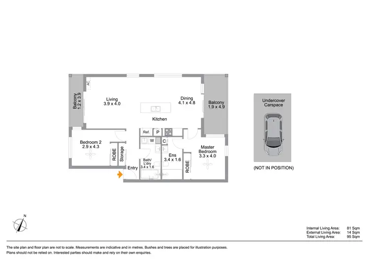 Floorplan of Homely unit listing, 152/1 Linear Drive, Mango Hill QLD 4509