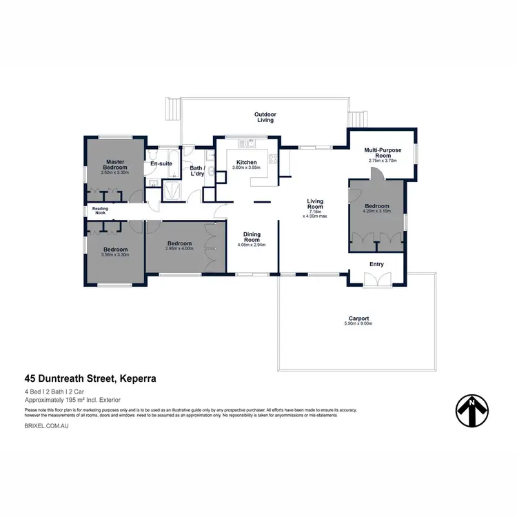 Floorplan of Homely house listing, 45 Duntreath Street, Keperra QLD 4054