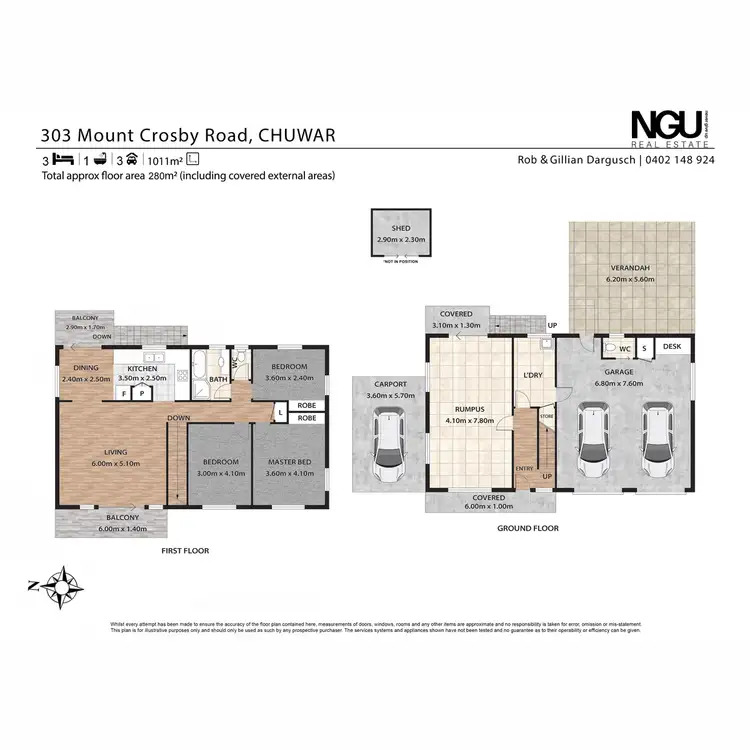 Floorplan of Homely house listing, 303 Mount Crosby Road, Chuwar QLD 4306