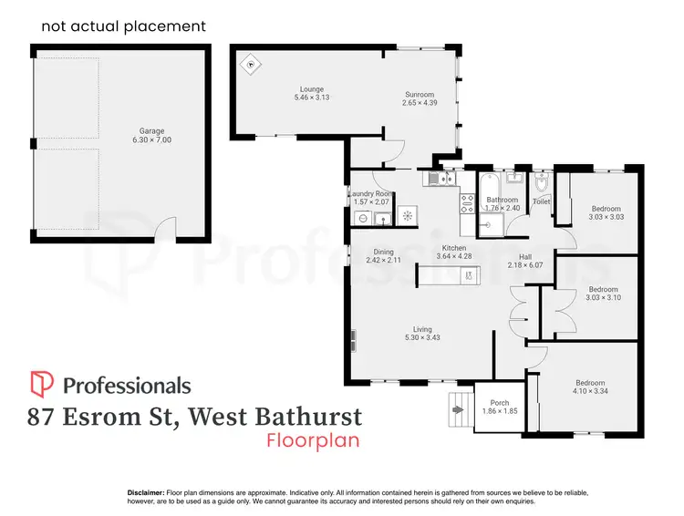 Floorplan of Homely house listing, 87 Esrom Street, West Bathurst NSW 2795