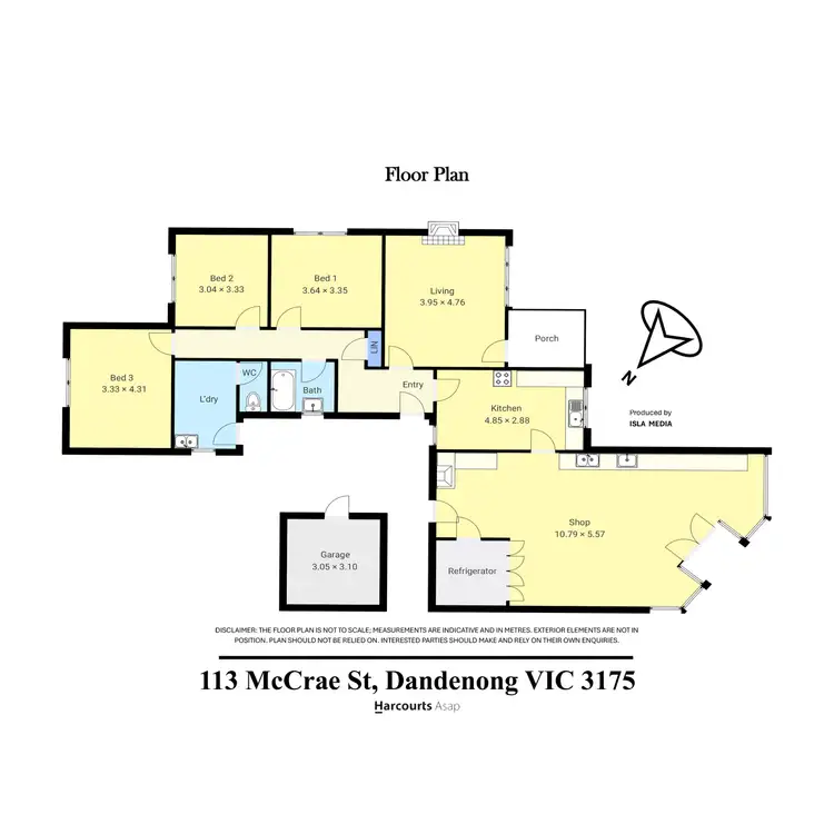 Floorplan of Homely house listing, 113 McCrae Street, Dandenong VIC 3175