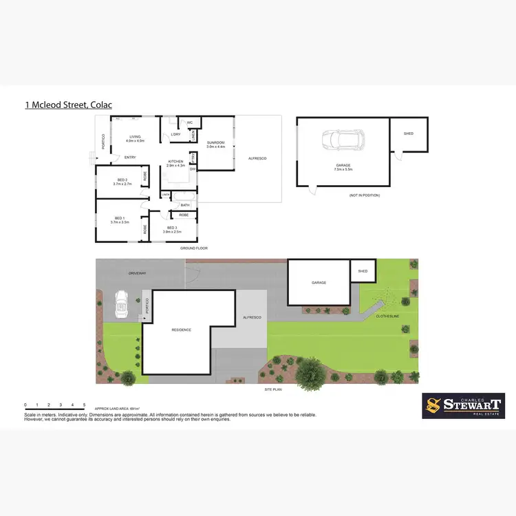 Floorplan of Homely house listing, 1 McLeod Street, Colac VIC 3250