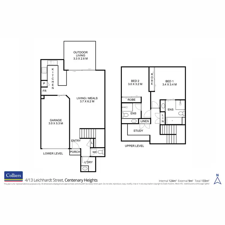 Floorplan of Homely unit listing, 4/13 Leichhardt Street, Centenary Heights QLD 4350