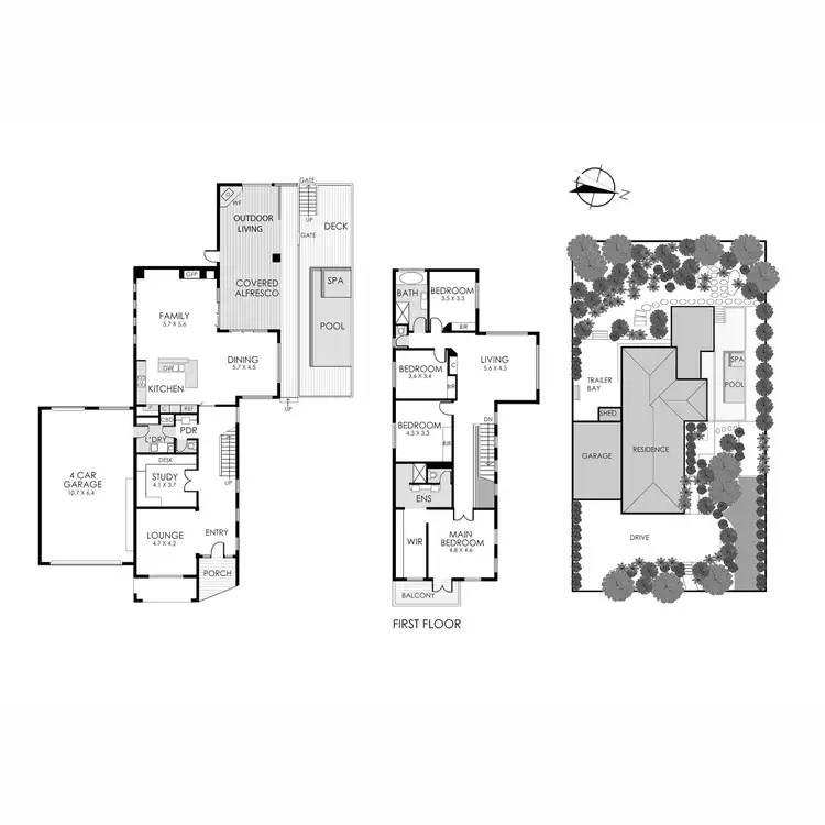 Floorplan of Homely house listing, 53 Legacy Drive, Mount Martha VIC 3934