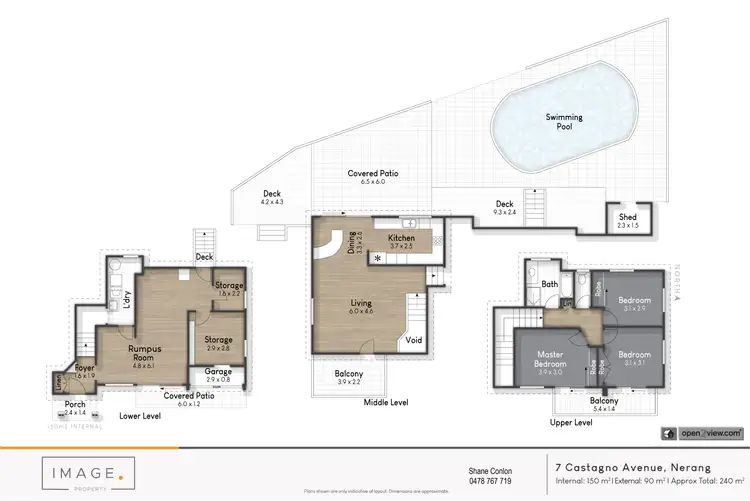Floorplan of Homely house listing, 7 Castagno Avenue, Nerang QLD 4211