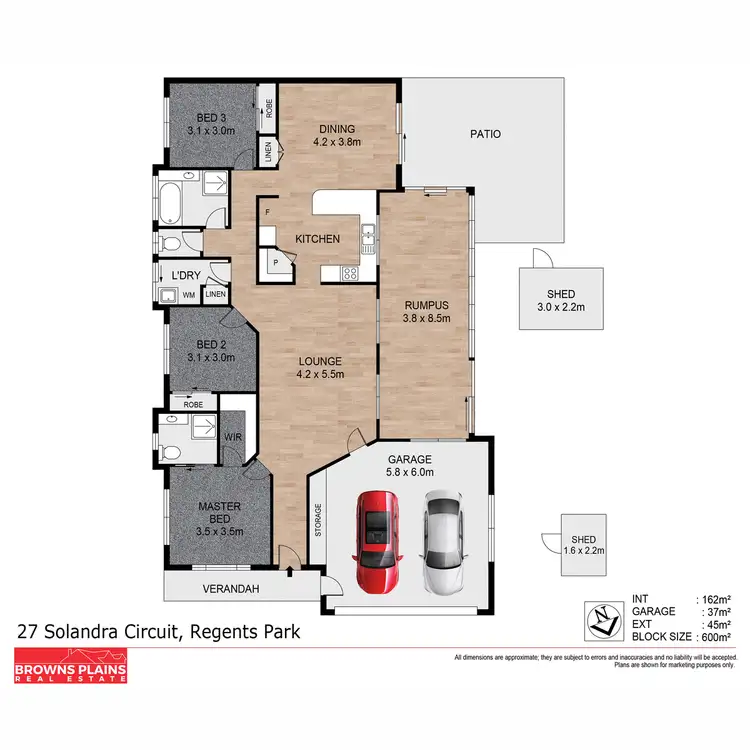 Floorplan of Homely house listing, 27 Solandra Circuit, Regents Park QLD 4118