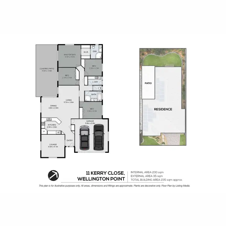 Floorplan of Homely house listing, 11 Kerry Close, Wellington Point QLD 4160