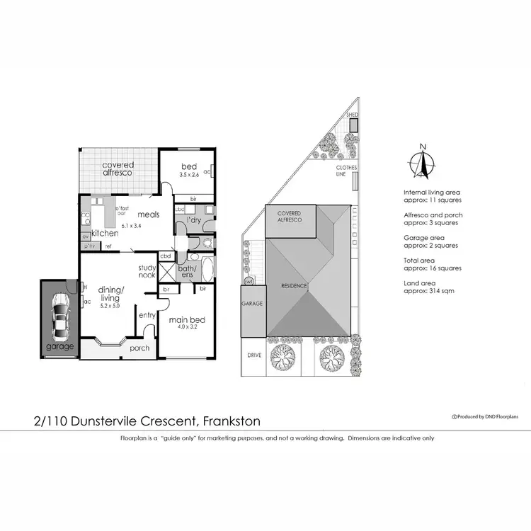 Floorplan of Homely house listing, 2/110 Dunsterville Crescent, Frankston VIC 3199
