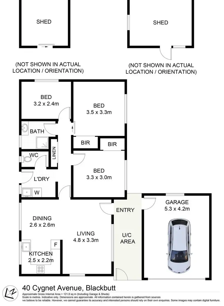 Floorplan of Homely house listing, 40 Cygnet Avenue, Blackbutt NSW 2529