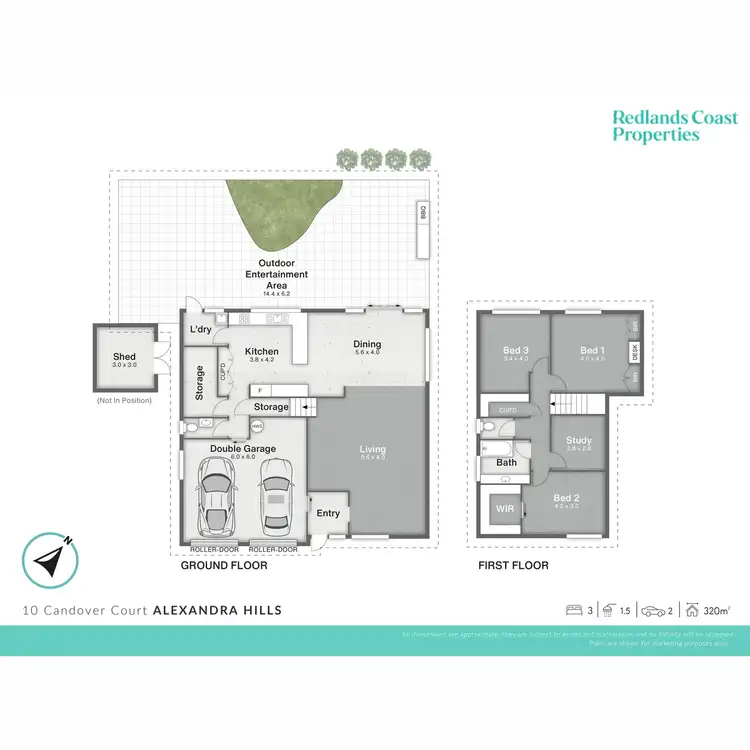 Floorplan of Homely house listing, 10 Candover Court, Alexandra Hills QLD 4161