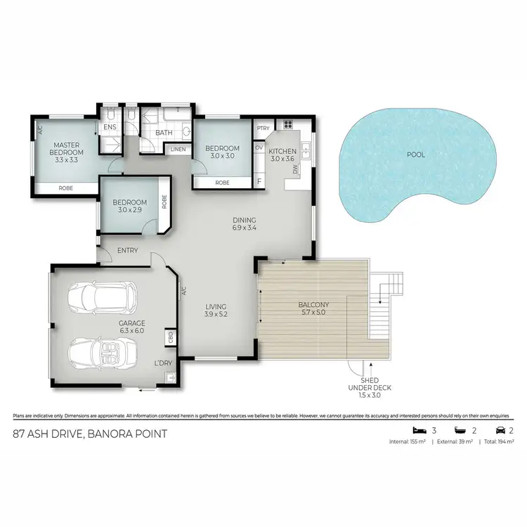 Floorplan of Homely house listing, 87 Ash Drive, Banora Point NSW 2486