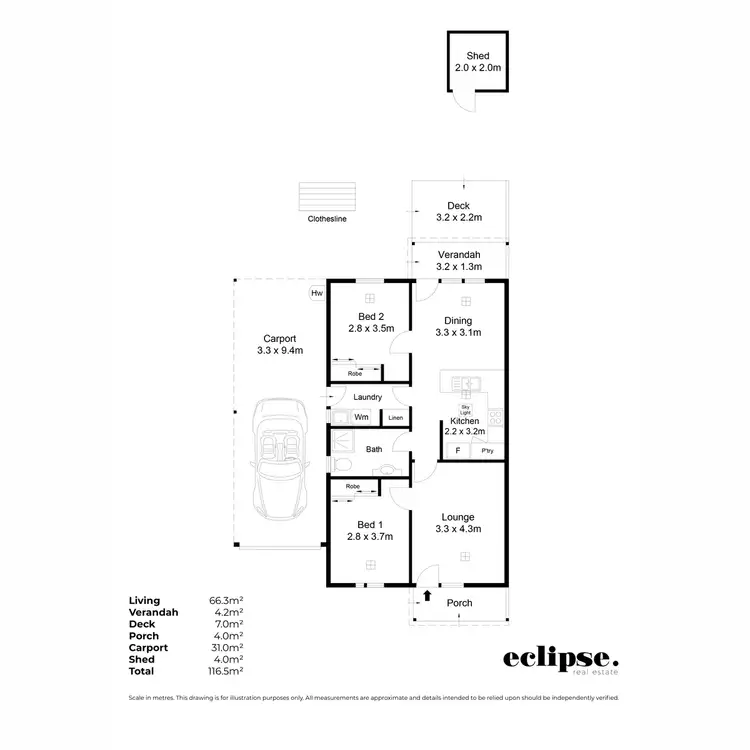 Floorplan of Homely house listing, 41 Simpson Avenue, Devon Park SA 5008