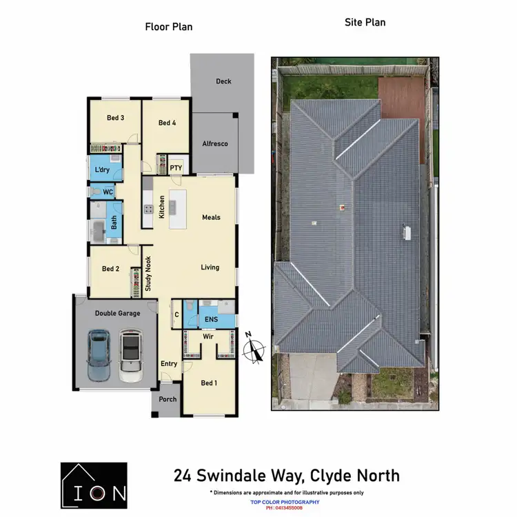 Floorplan of Homely house listing, 24 Swindale Way, Clyde North VIC 3978