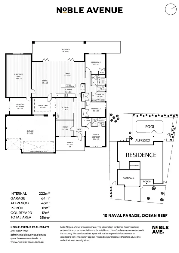 Floorplan of Homely house listing, 10 Naval Parade, Ocean Reef WA 6027