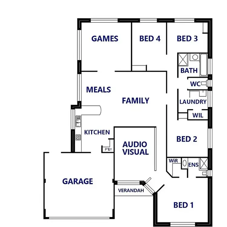 Floorplan of Homely house listing, 27 Salterforth Road, Butler WA 6036