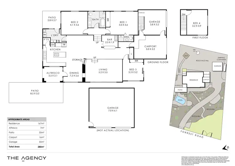 Floorplan of Homely house listing, 3 Forrest Road, Swan View WA 6056
