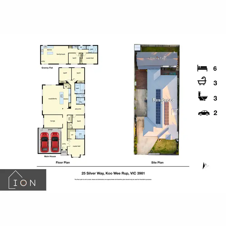 Floorplan of Homely house listing, 25 Silver Way, Koo Wee Rup VIC 3981