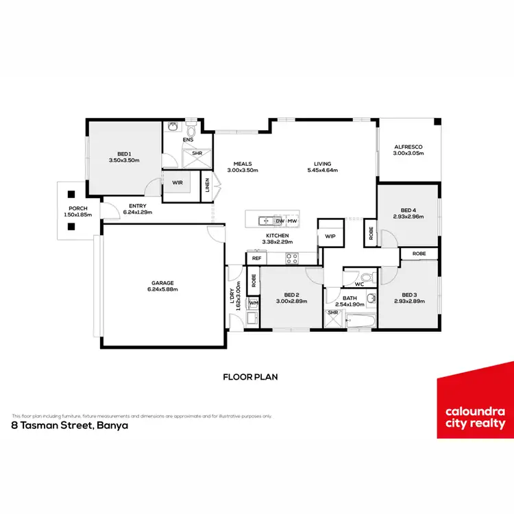 Floorplan of Homely house listing, 8 Tasman Street, Banya QLD 4551