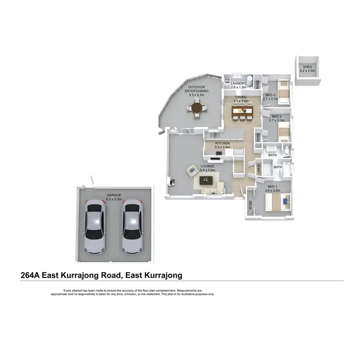 Floorplan of Homely house listing, 264a East Kurrajong Road, East Kurrajong NSW 2758