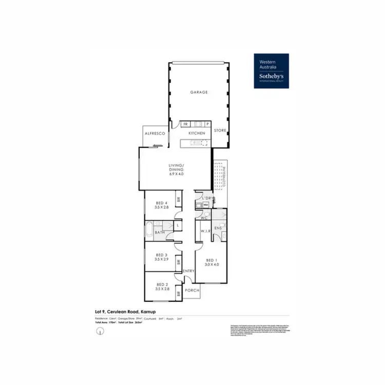 Floorplan of Homely house listing, 5 Cerulean Road, Karnup WA 6176
