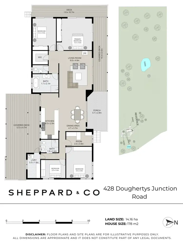 Floorplan of Homely rural property listing, 428 Doughertys Junction Road, Hargraves NSW 2850