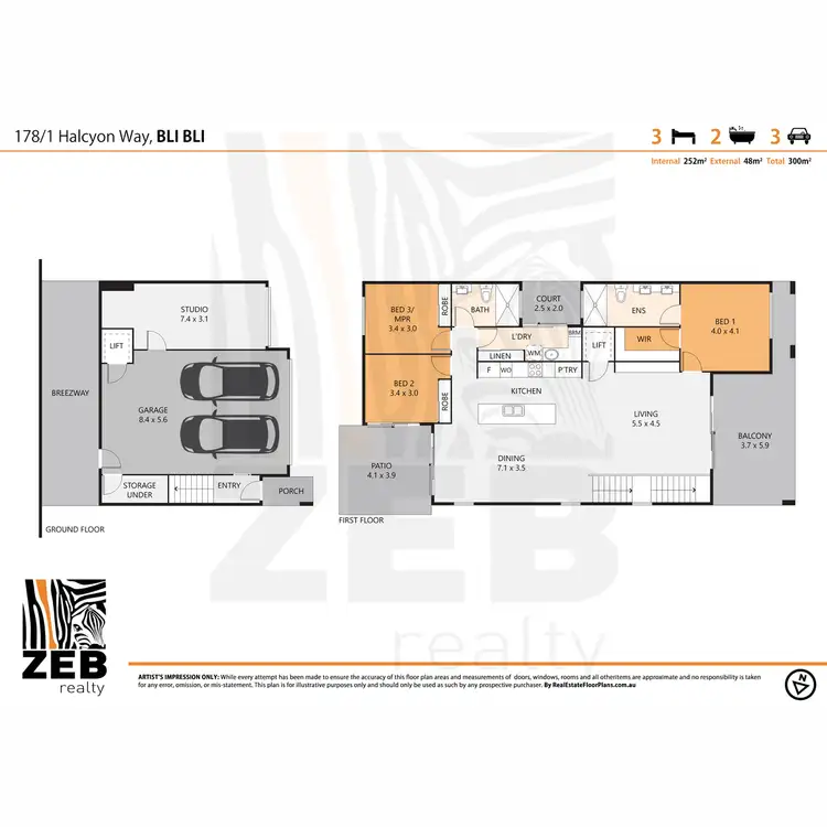 Floorplan of Homely house listing, 178/1 Halcyon Way, Bli Bli QLD 4560