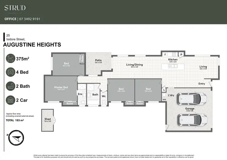 Floorplan of Homely house listing, 25 Isidore Street, Augustine Heights QLD 4300