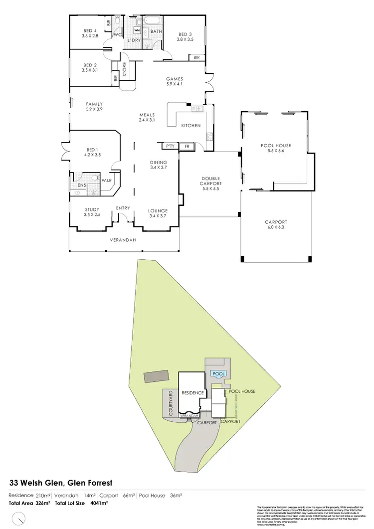 Floorplan of Homely house listing, 33 Welsh Glen, Glen Forrest WA 6071