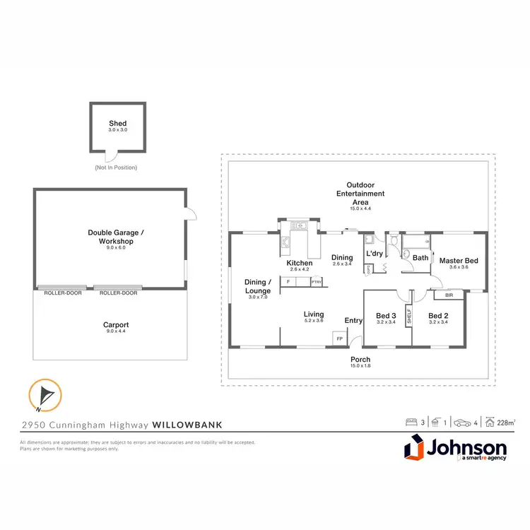 Floorplan of Homely house listing, 2950 Cunningham Highway, Willowbank QLD 4306