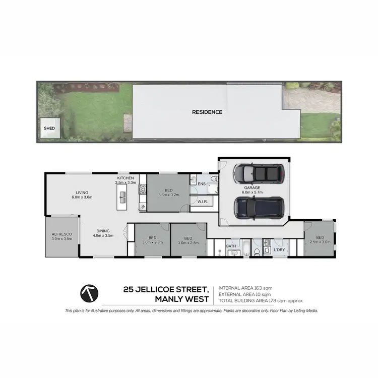 Floorplan of Homely house listing, 25 Jellicoe Street, Manly West QLD 4179