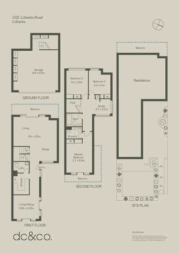 Floorplan of Homely semi-detached listing, 132L Cabarita Road, Cabarita NSW 2137