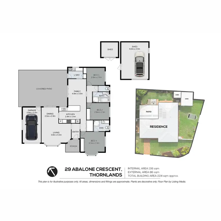 Floorplan of Homely house listing, 29 Abalone Crescent, Thornlands QLD 4164