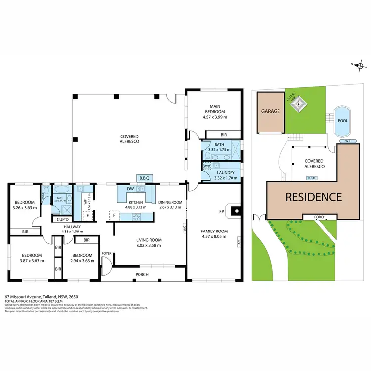 Floorplan of Homely house listing, 67 Missouri Avenue, Tolland NSW 2650
