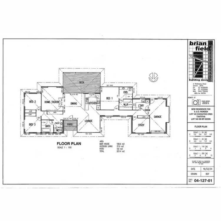 Floorplan of Homely house listing, 26 Cockatoo Crescent, Gooburrum QLD 4670