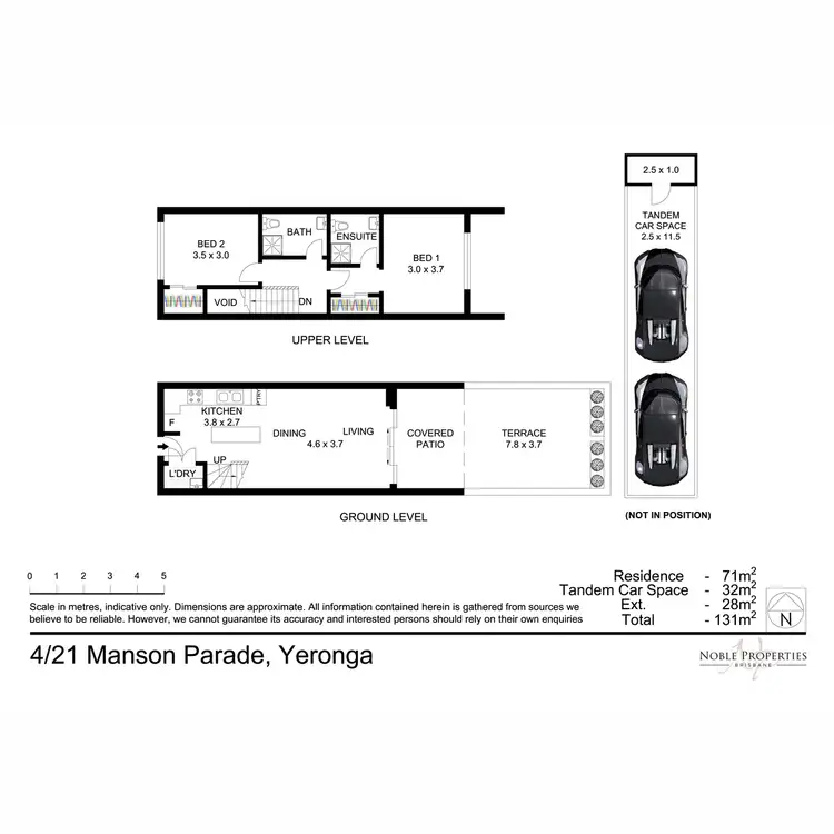 Floorplan of Homely townhouse listing, 4/21 Manson Parade, Yeronga QLD 4104