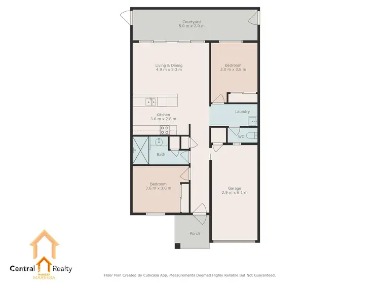 Floorplan of Homely unit listing, 8/113-115 Walsh Street, Mareeba QLD 4880