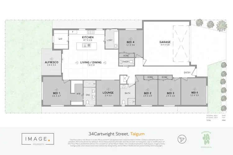 Floorplan of Homely house listing, 34 Cartwright Street, Taigum QLD 4018